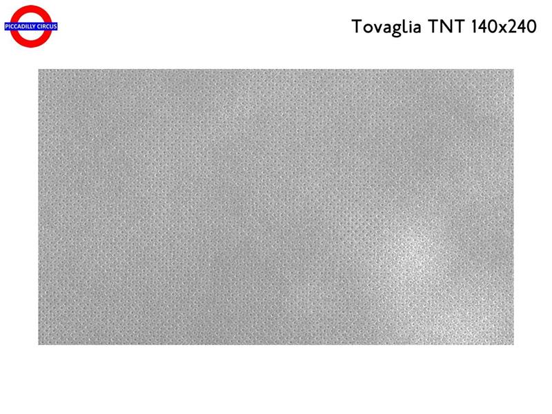 TOVAGLIA TNT METAL ARGENTO 140X240