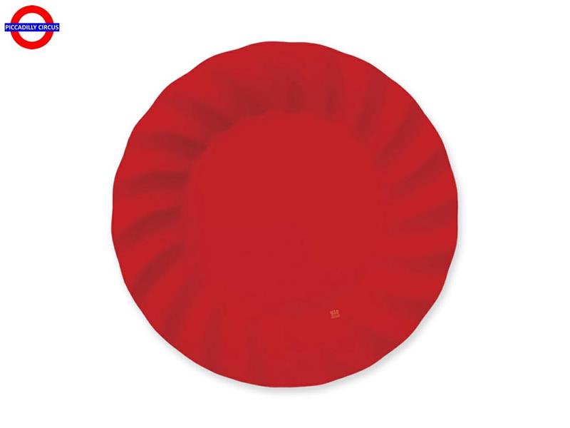 TAVOLA - WAVY RED 8 PIATTI CM.25