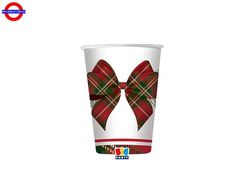 TAVOLA - TARTAN HOLLY 8 BICCHIERI 200CC