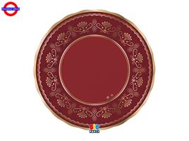 TAVOLA - ROYAL RED GOLD 6 PIATTI CM.25
