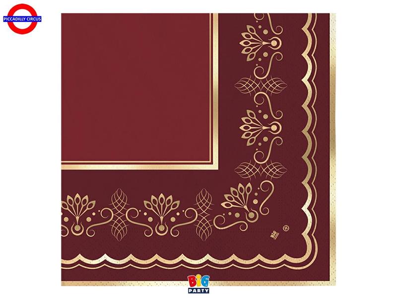 TAVOLA - ROYAL RED GOLD 16 TOVAGLIOLI 33X33