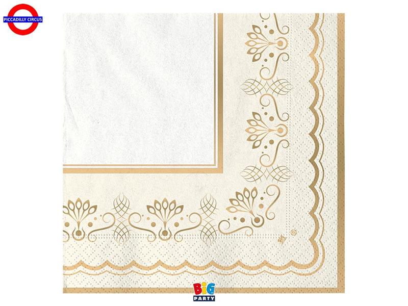 TAVOLA - ROYAL IVORY GOLD 16 TOVAGLIOLI 33X33