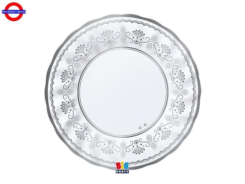 TAVOLA - ROYAL SILVER 6 PIATTI CM.25