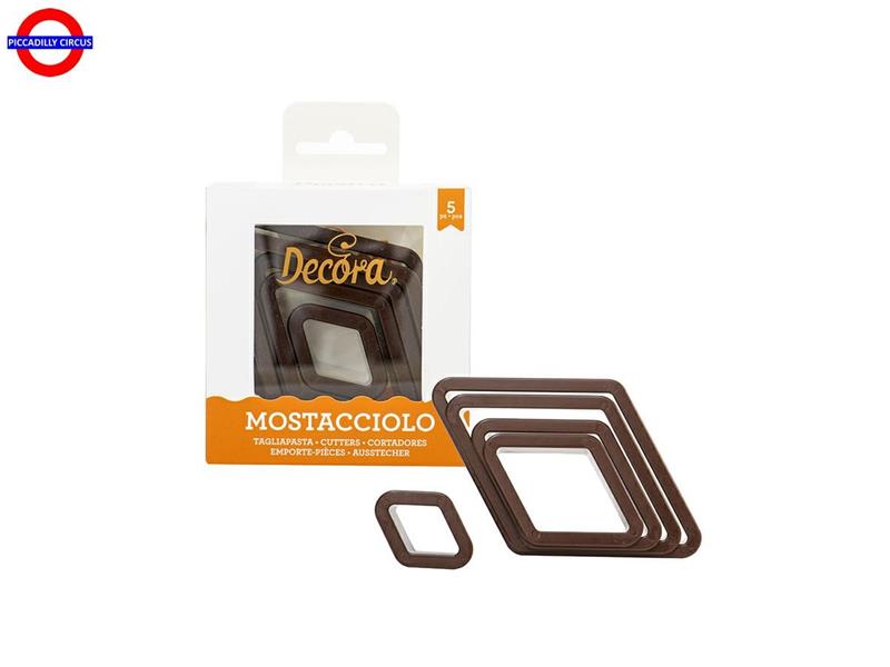 TAGLIAPASTA MOSTACCIOLO IN PLASTICA SET 5 PZ