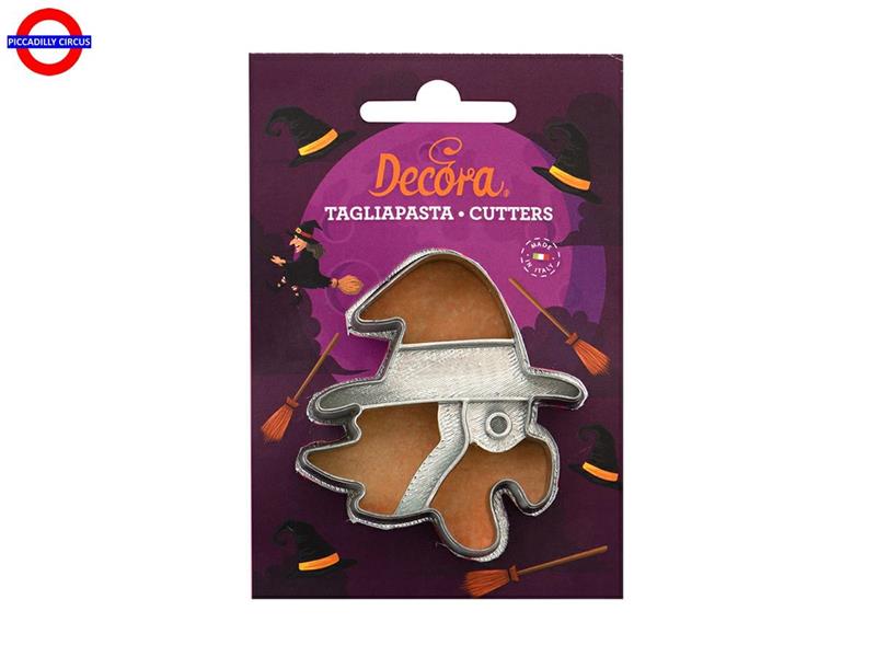 TAGLIAPASTA BEFANA STREGA 8XH 2,2 CM IN PLASTICA