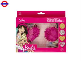 TAGLIAPASTA E 2 MARCATORI BARBIE SET 2 PZ