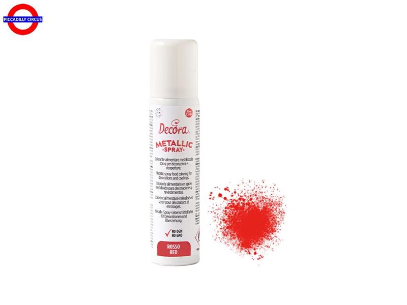 SPRAY METALLIC ROSSO 75 ML NO E171