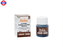 COLORANTE GEL MARRONE 28g