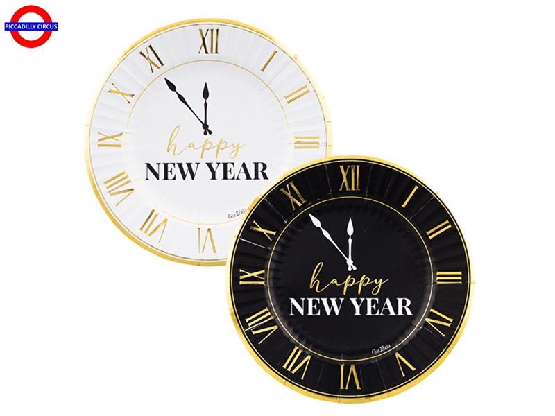 TAVOLA - HAPPY NEW YAR CLOCK 8 PIATTI D.23