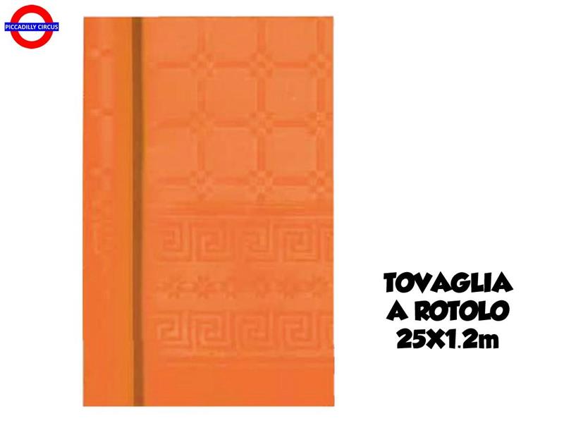 TOVAGLIA A ROTOLO ARANCIONE 1.20X25 MT