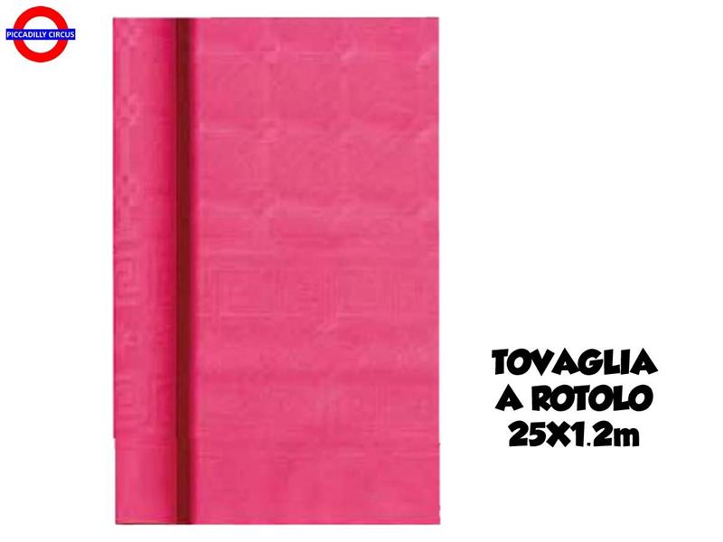 TOVAGLIA A ROTOLO FUXIA ORTENSIA 1.20X25 MT