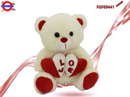 ORSO CON DOPPIO CUORE CM.35