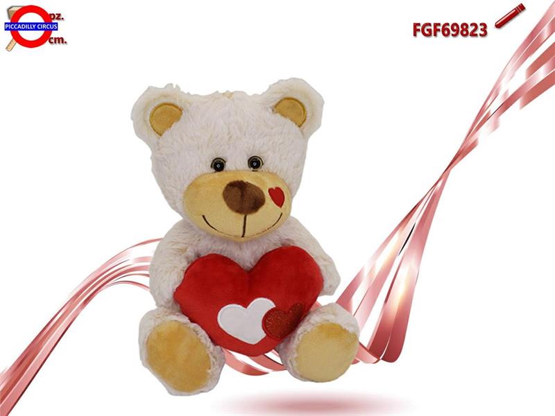 ORSO CON  CUORE CM.25