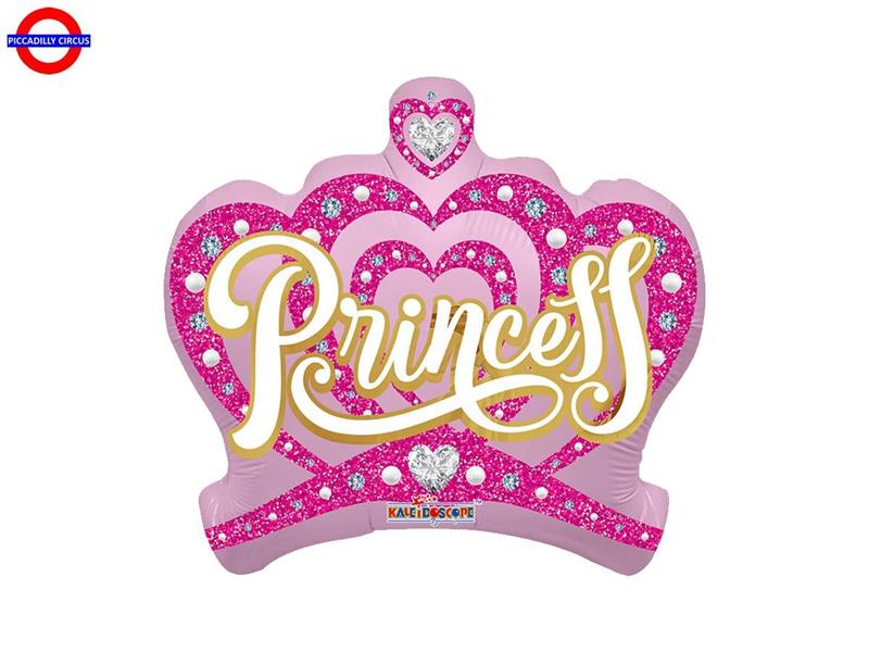 MYLAR CORONA ROSA 18 PRINCESS