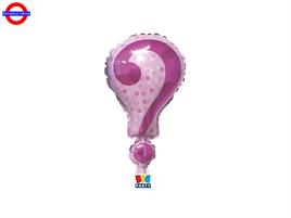 MYLAR GENDER REVIAL PUNTO INTERROGATIVO ROSA CM.22X38