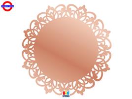 TAVOLA - ROYAL ROSE GOLD 6 SOTTOPIATTI CM.33
