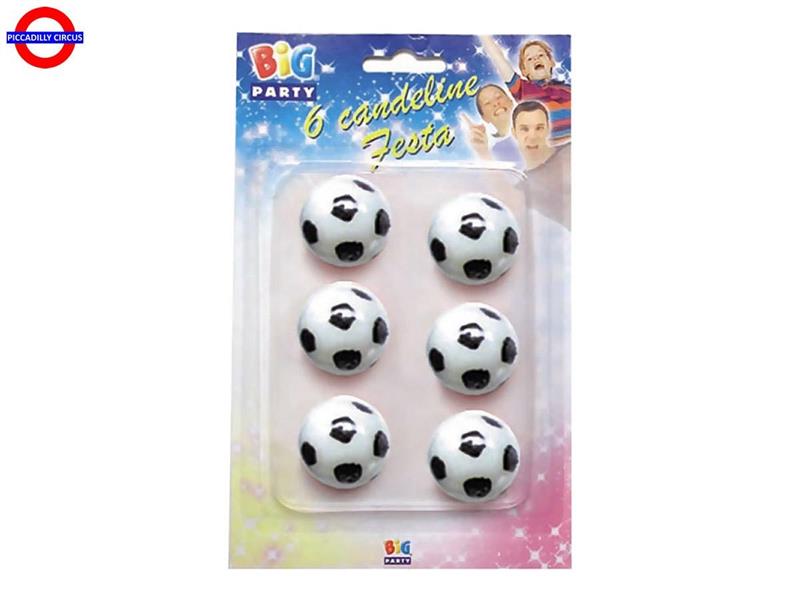 CANDELINA CALCIO PALLONE DA CALCIO CF.6 PEZZI