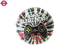 MYLAR HAPPY BIRTHDAY 18 HOLO VIDEO GAME PLAYER