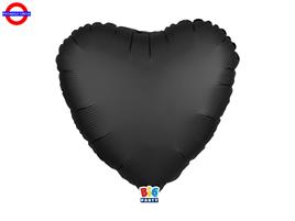 MYLAR CUORE 18 SATINATO NERO
