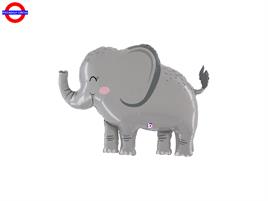 MYLAR ANIMAL SUPER SHAPE ELEFANTE 33
