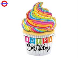 MYLAR HAPPY BIRTHDAY CUPCAKE 5