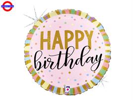 MYLAR HAPPY BIRTHDAY STRIPS 18