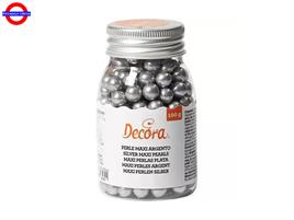 PERLE DI ZUCCHERO ARGENTO BRILLANTE 7mm CF.100g