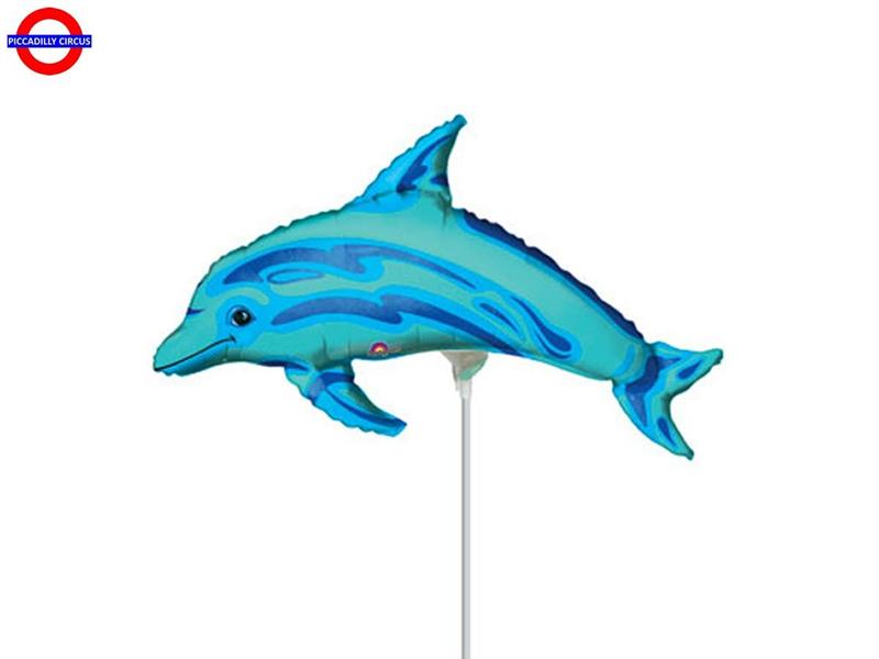 MYLAR ANIMAL DELFINO MINI SHAPE