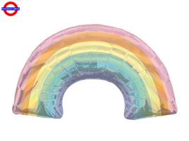 MYLAR ARCOBALENO SUPER SHAPE PASTELLO 34