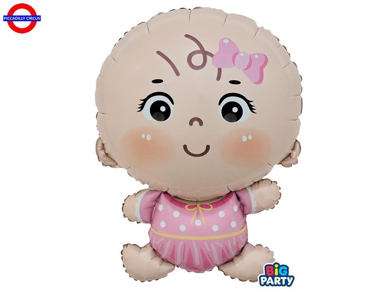 MYLAR NASCITA SUPER SHAPE LITTLE GIRL CM.49X69.5