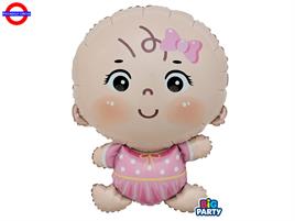 MYLAR NASCITA SUPER SHAPE LITTLE GIRL CM.49X69.5