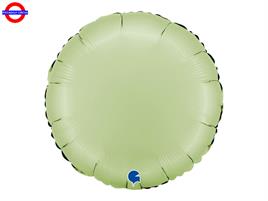 MYLAR TONDO 18 SATIN OLIVE GREEN