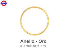 ANELLO BOMBONIERA D/6 ORO