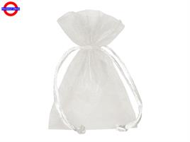 SACCHETTO ORGANZA 9X12 BIANCO