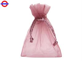 SACCHETTO ORGANZA 9X12 ROSA ANTICO