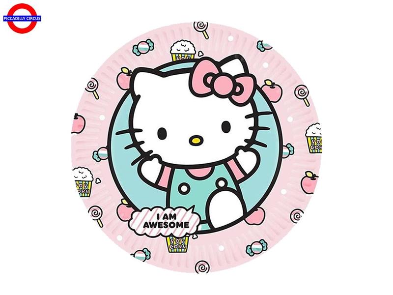  HELLO KITTY 8 PIATTI D.23
