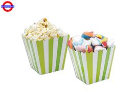 CONTENITORE CARTA PER SWEETY BOX RIGHE VERDE LIME CM.6.5