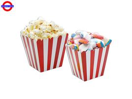 CONTENITORE CARTA PER SWEETY BOX RIGHE ROSSE CM.6.5X6.5X