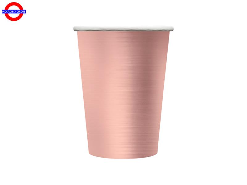 BIOCOLOR ROSE GOLD METAL 15 BICCHIERI CC.250
