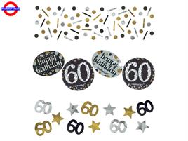 60 ANNI - SPARKLING GOLD CONFETTI TAVOLA 34 GR