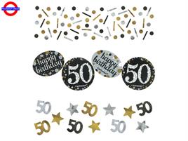 50 ANNI - SPARKLING GOLD CONFETTI TAVOLA 34 GR