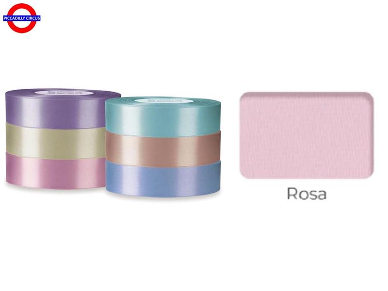 NASTRO RASO mm25X50m ROSA