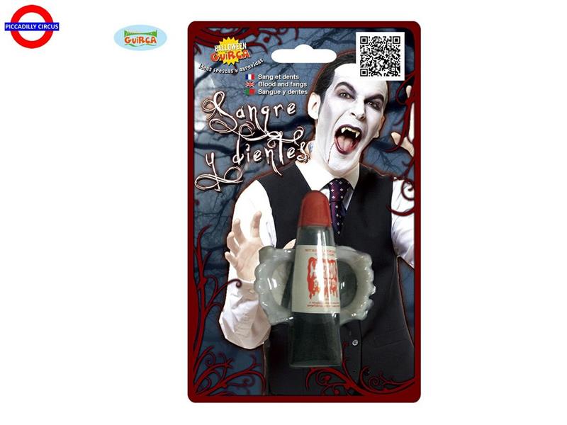 DENTIERA VAMPIRO CON SANGUE 15ML