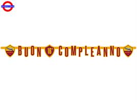 CALCIO A.S. ROMA FESTONE JUMBO BUON COMPLEANNO CM.294