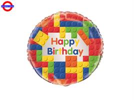 MYLAR LEGO 18 HAPPY BIRTHDAY