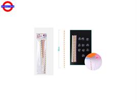 ASTA E VALVOLA PER PALLONCINI COLOR SPIRALE CF.10 PZ