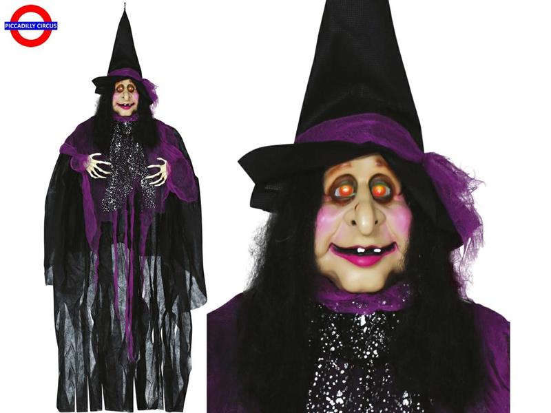 PENDENTE STREGA CON LUCE E SUONO, 120 CM.