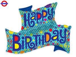 MYLAR HAPPY BIRTHDAY SUPER SHAPE QUESTION MARK 39