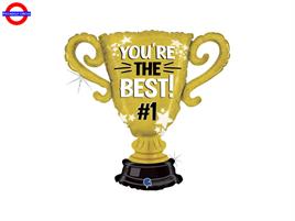 MYLAR COPPA SUPER SHAPE YOU'RE THE BEST 1 33