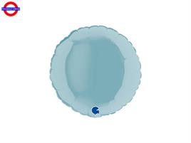 MYLAR TONDO 09 CELESTE PASTELLO